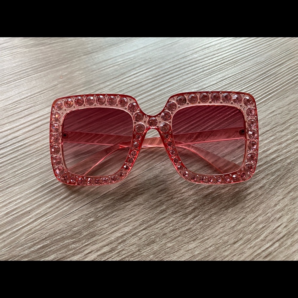 Pink/ crystal shades